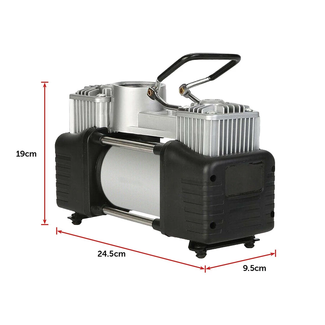 Randy & Travis Machinery 12V Car Air Compressor 4x4 Tyre Deflator 4wd Inflator Portable 85L/min