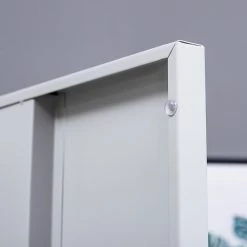 Salvatore Angelotti Grey 4-Door Locker For Office Gym Shed School Home Storage - 4-Digit Combination Lock