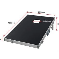 Randy & Travis Machinery Games & Hobbies Bean Bag Toss Cornhole Game Set Aluminium Frame Portable Design