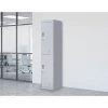Salvatore Angelotti Grey 2-Door Locker For Office Gym Shed School Home Storage - 3-Digit Combination Lock Furniture