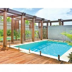 Bariloche Frameless Pool Glass Fencing Clamps Spigots DIY & Renovation