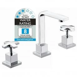 Della Francesca 3pc Basin Tap Faucet Set - Bathroom Laundry Sink