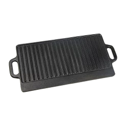 Randy & Travis Machinery 46x22 Cm Cast Iron Reversible Griddle Plate BBQ Hob Cooking Grill Pan Home & Lifestyle