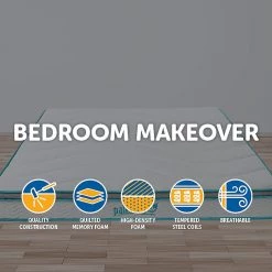 Palermo King 20cm Memory Foam And Innerspring Hybrid Mattress