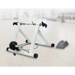 Randy & Travis Machinery Indoor Magnetic Bicycle Trainer Fitness Bike Resistance Cycling Training Stand Sports & Fitness
