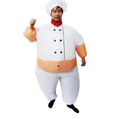 Salvatore Angelotti Games & Hobbies Chef Fancy Dress Inflatable Suit -Fan Operated Costume