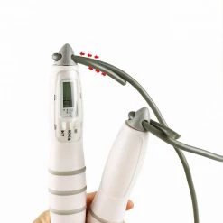 Randy & Travis Machinery Sports & Fitness Digital LCD Skipping Jumping Rope - Gray