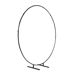 Randy & Travis Machinery 2M Wedding Hoop Round Circle Arch Backdrop Flower Display Stand Frame Background Black