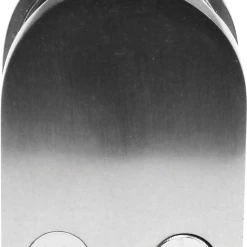 Della Francesca Brushed Nickel Bracket For Glass Balustrade Panels - Set Of 2