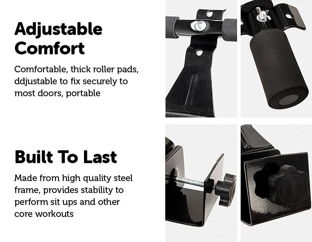 Randy & Travis Machinery Sports & Fitness Doorway Situp Bar Under Door Sit Up Attachment Ab Crunch Abdominal Workout