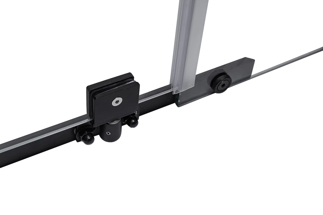 Della Francesca 1000 X 700 X 1900mm Framed Safety Glass Pivot Door Shower Screen In Black DIY & Renovation