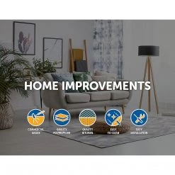 Randy & Travis Machinery 5m2 Box Of Premium Carpet Tiles Commercial Domestic Office Heavy Use Flooring In Black