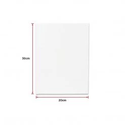 Randy & Travis Machinery 5 Pack Of 20x30cm Artist Blank Stretched Canvas Canvases Art Large White Range Oil Acrylic Wood