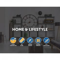 FactoryFast.com.au Large Vintage Wall Clock Kitchen Office Retro Timepiece Home & Lifestyle