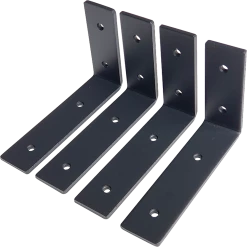 Randy & Travis Machinery Heavy Duty Shelf Bracket, 15cm X 25cm 4-Pack Furniture