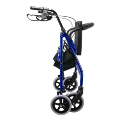 Randy & Travis Machinery Home & Lifestyle Rollator Walker Walking Frame With Wheels Zimmer Mobility Aids Seat Blue