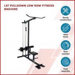 Randy & Travis Machinery Lat PullDown Low Row Fitness Machine