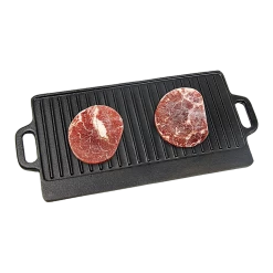 Randy & Travis Machinery 46x22 Cm Cast Iron Reversible Griddle Plate BBQ Hob Cooking Grill Pan Home & Lifestyle