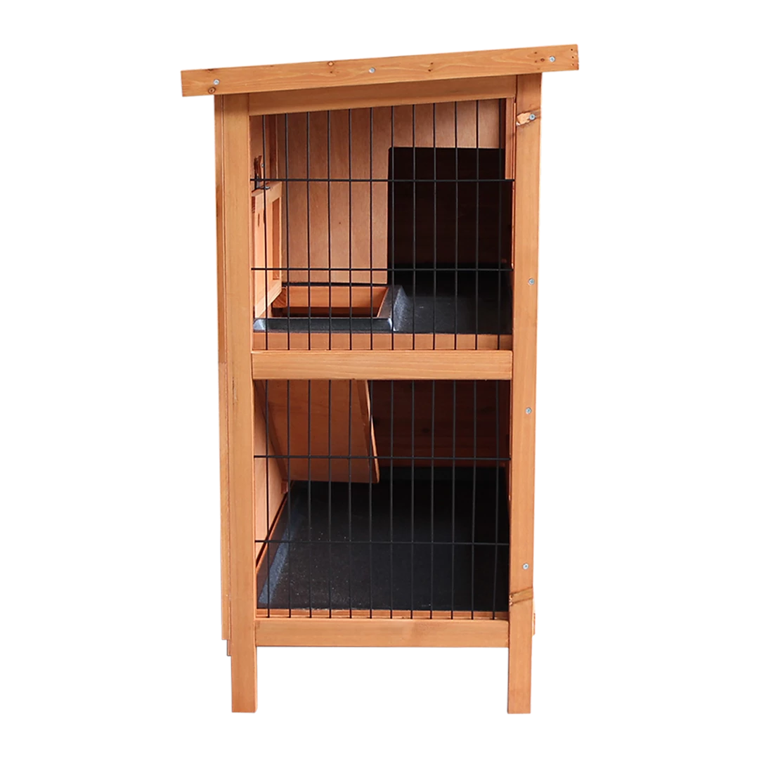 Randy & Travis Machinery Large Rabbit Hutch With BASE Chicken Coop 2 Storey Guinea Pig Pet Cage House Home & Lifestyle