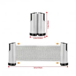 Randy & Travis Machinery Table Tennis Game Indoor Portable Travel Ping Pong Ball Set Extendable