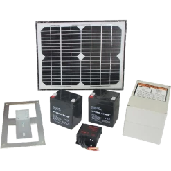 Randy & Travis Machinery DIY & Renovation 1000KG 10W Solar Double Swing Auto Motor Remote Gate Opener