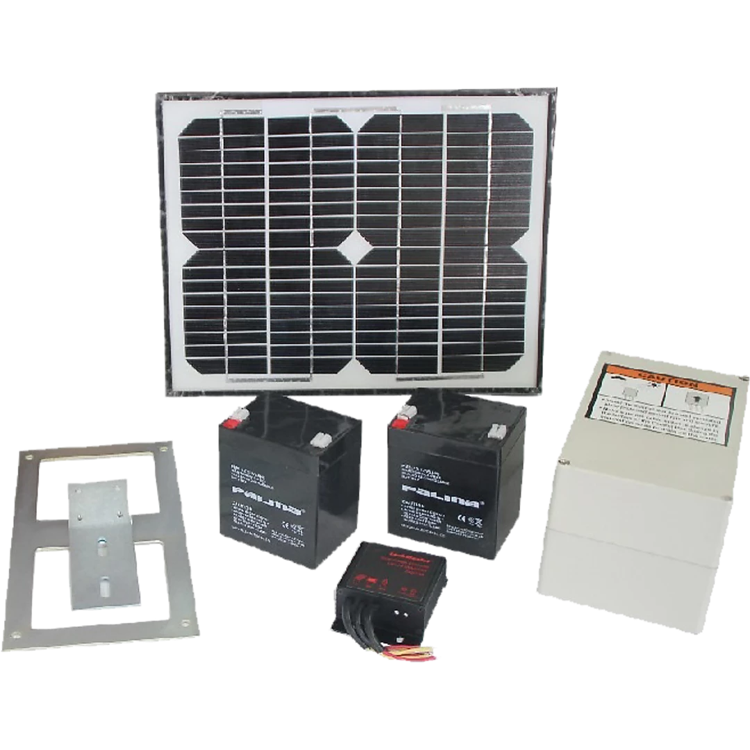 Randy & Travis Machinery DIY & Renovation 1000KG 10W Solar Double Swing Auto Motor Remote Gate Opener