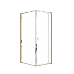 Della Francesca Front: (74~82) X 195cm Adjustable Semi Frameless Shower Screen In Chrome Side: (89~92) X 195cm DIY & Renovation