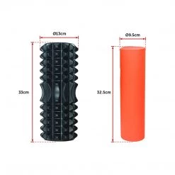 Randy & Travis Machinery 2 IN 1 Physio EVA PVC Foam Yoga Roller Gym Back Training Exercise Massage