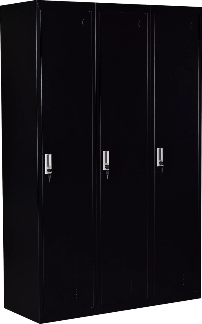 Salvatore Angelotti Three-Door Side By Side Office Gym Shed Storage Locker