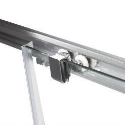 Della Francesca 1200 X 900mm Sliding Door Nano Safety Glass Shower Screen In CHROME