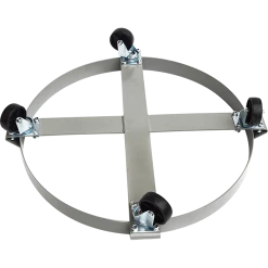 Randy & Travis Machinery Drum Dolly 450kg 55 Gallon W Swivel Casters Heavy Duty Steel Frame Non Tipping DIY & Renovation