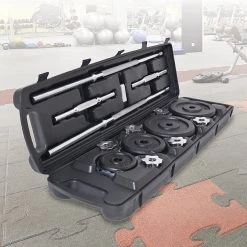 Randy & Travis Machinery Sports & Fitness Weight Set Barbell Dumbell Dumb Bell Gym 50kg Plate