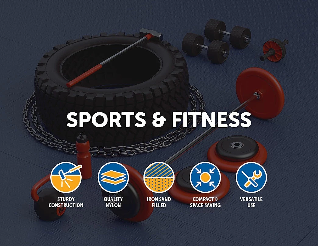 Randy & Travis Machinery 10kg Adjustable Ankle/Wrist Weight Straps Sports & Fitness