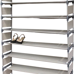 Randy & Travis Machinery Furniture 50 Pairs 10 Tiers Shoe Rack