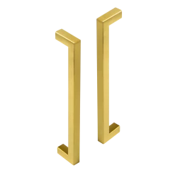 Randy & Travis Machinery Brushed Brass Drawer Pulls Kitchen Cabinet Handles - Gold Finish 192mm DIY & Renovation