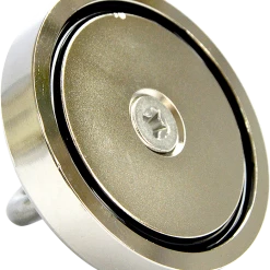 Randy & Travis Machinery Games & Hobbies Round Neodymium Fishing Magnet With Countersunk Hole And Eyebolt, 500 LBS Pull