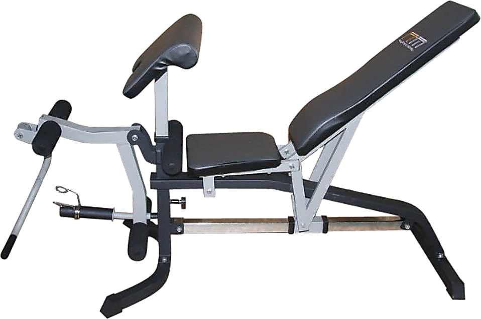 Randy & Travis Machinery FID Flat Incline Decline Bench Press W/ Leg Extension Sports & Fitness