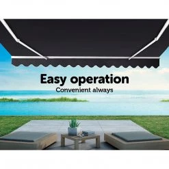 Bariloche 4.0 X 2.5m Outdoor Folding Arm Retractable Sunshade Awning