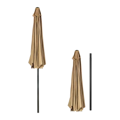 Randy & Travis Machinery 9FT Patio Umbrella Outdoor Garden Table Umbrella With 8 Sturdy Ribs Outdoor & Leisure