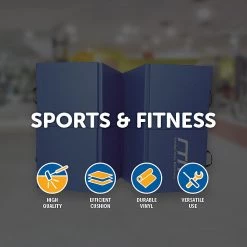 Randy & Travis Machinery Foldable Exercise Mat Gymnastics Martial Arts Yoga Karate Judo Sports & Fitness