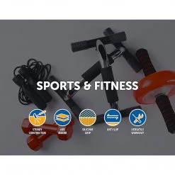 Randy & Travis Machinery 9 In1 Push Up Board Yoga Bands Fitness Workout Train Gym Exercise Pushup Stand