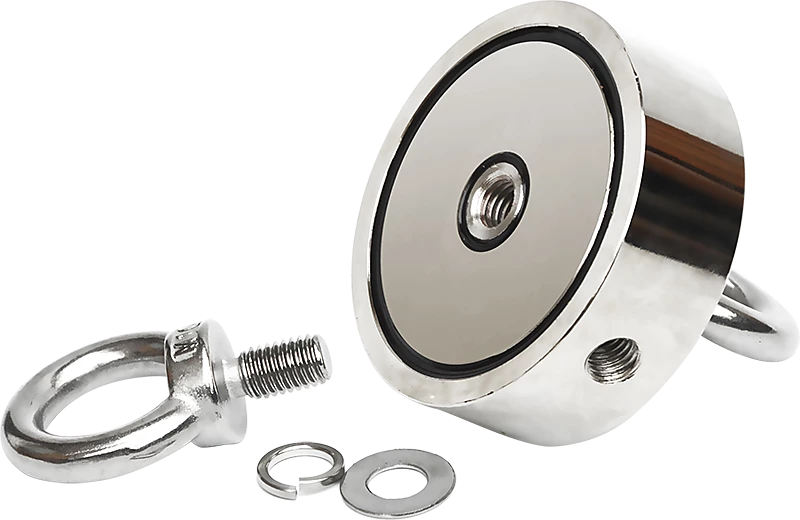 FactoryFast.com.au 340Kg Salvage Strong Recovery Magnet Neodymium Hook Treasure Hunting Fishing