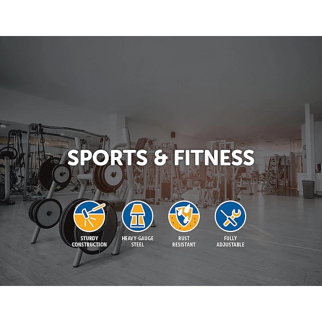 Randy & Travis Machinery Power Rack Squat Cage Stands W Lat Pulldown Home Gym