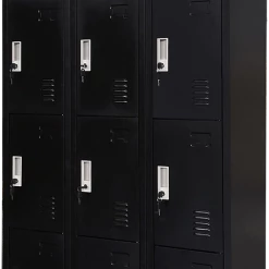 Salvatore Angelotti Twelve-Door Office Gym Shed Storage Locker Furniture