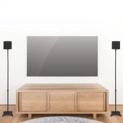 Randy & Travis Machinery 2pcs Speaker Stands Stand Rear Surround Sound Satellite Speakers Adjustable Home & Lifestyle