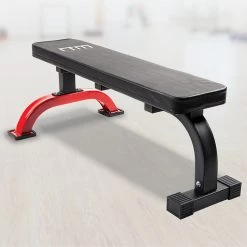 Randy & Travis Machinery Fitness Flat Bench Weight Press Gym Home Strength Training Exercise
