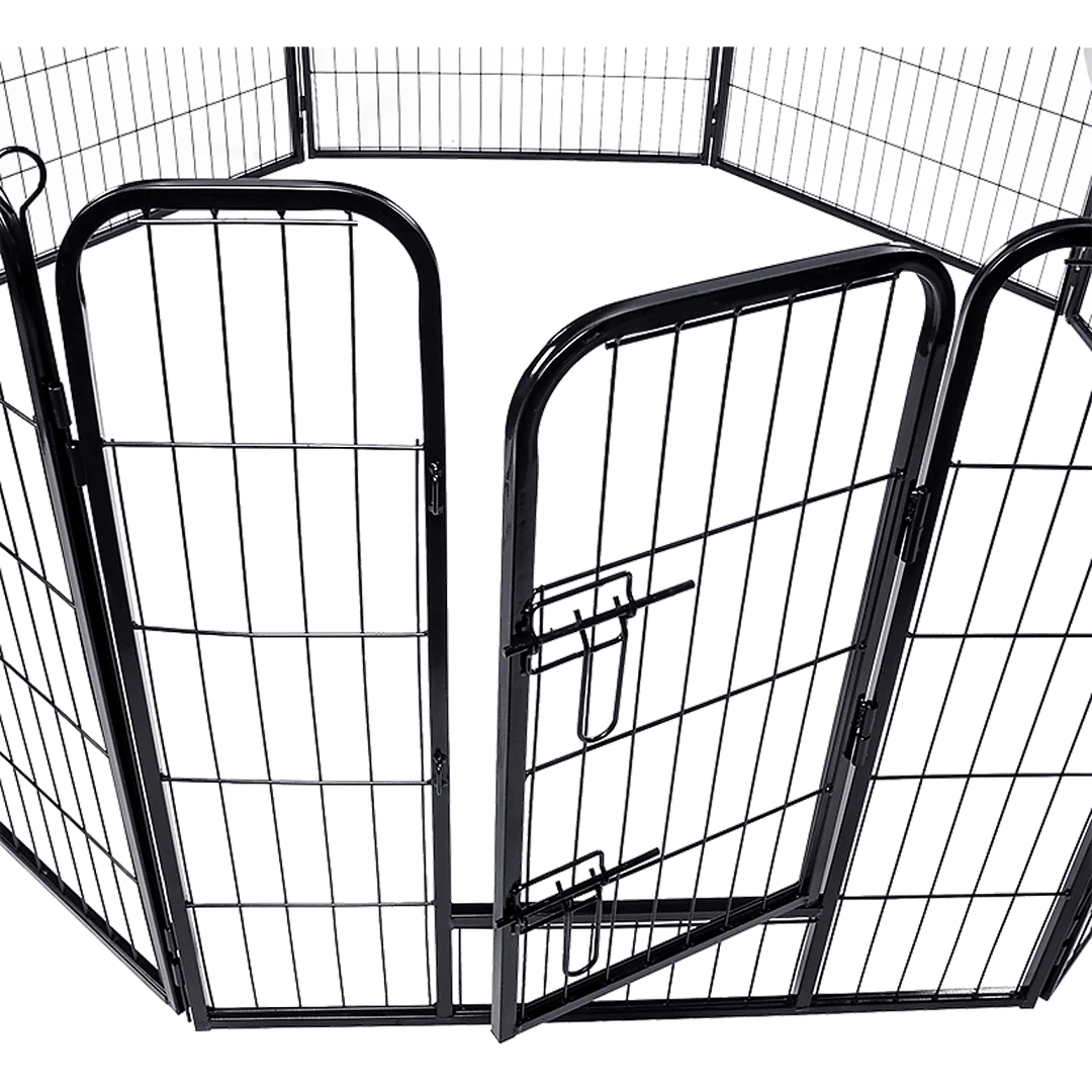 Randy & Travis Machinery Home & Lifestyle 8 Panel Heavy Duty Pet Dog Playpen Puppy Exercise Fence Enclosure Cage