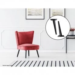 Randy & Travis Machinery 4 X 20cm Metal Furniture Legs Mid Century Retro Scandinavian Danish Sofa Feet