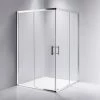 Della Francesca 1200 X 1200mm Sliding Door Nano Safety Glass Shower Screen In CHROME DIY & Renovation