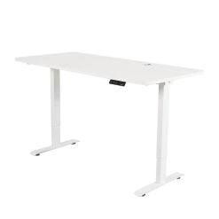 Palermo Standing Desk Sit Stand Height Adjustable Motorised 160cm Table Dual Motor